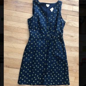 BRAND NEW! JCREW Blue Sunflower Dress